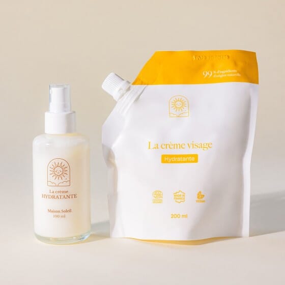 La crème visage hydratante Soin Visage Maison Soleil
